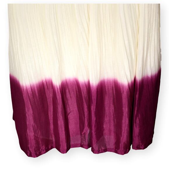 Chidithur Wine Purple Cream Girls Maxi Dress XXL NWT - Picture 8 of 10